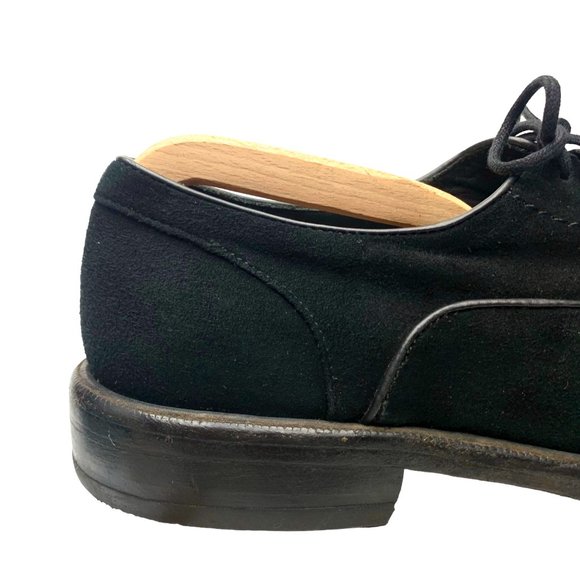 M. Gemi‎ Black Suede Cap Toe Dress Oxfords Shoes main image 8